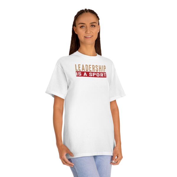 Leadership Is A Sport Tee (Red) - Image 3