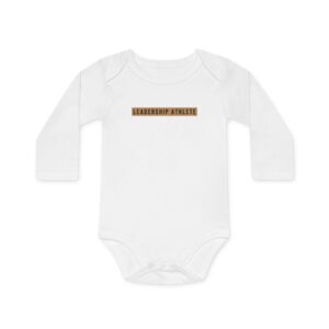Little Leadership Athlete Long-Sleeve Organic Bodysuit