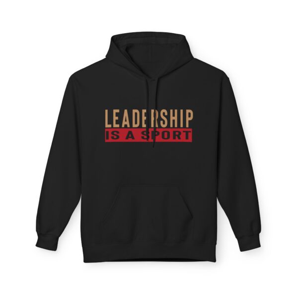 Leadership Is A Sport Hoodie (Red) - Image 5