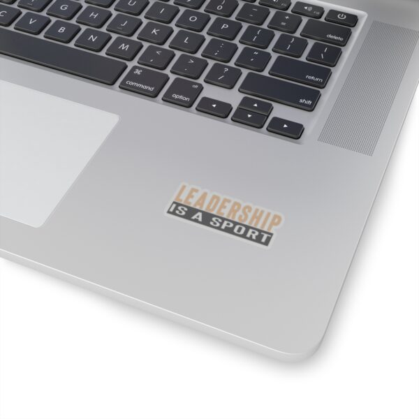 Leadership Is A Sport Sticker - Image 4